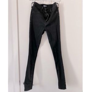 Abercrombie Black High Rise Jean Leggings